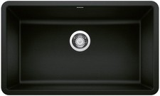Blanco 442533 Precis 30" Undermount Single Basin SILGRANIT - Black