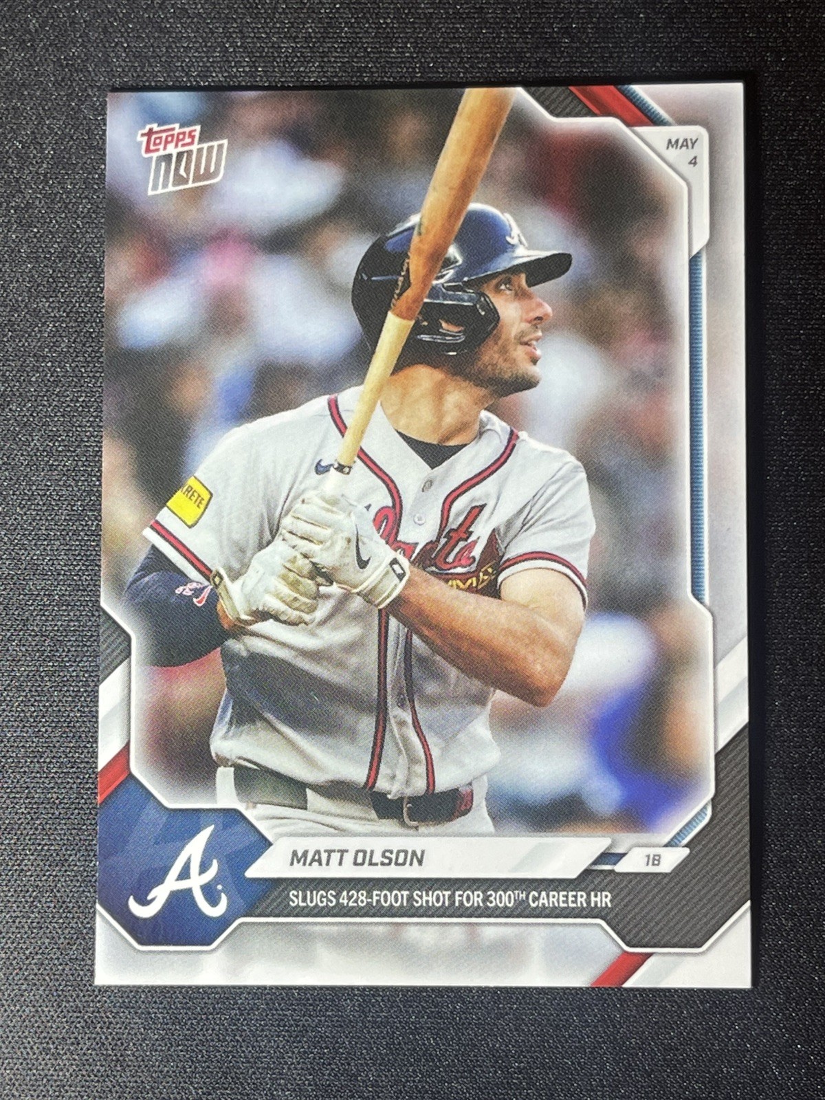 2026 Topps Now - Matt Olson 300th CAREER HOME RUN Atlanta Braves #160 