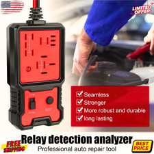 12V Car Relay Tester 4-5 Pin Automotive Diagnostic Tool LED Indicator Universal