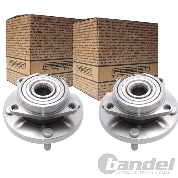 2X Febest Radnabe Vorne Passend FüR Mitsubishi Colt Galant Links+Rechts | 0482-E-image