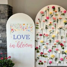 Love in Bloom Decal - Bridal Shower Party Decal Sign - Bridal Shower Engageme...
