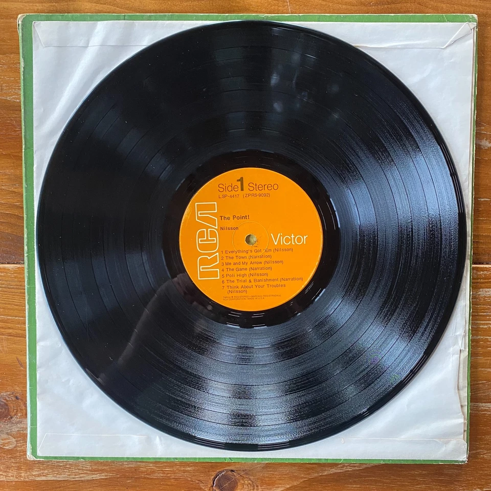 Nilsson – The Point! – Singer-Songwriter-Pop Rock Vinyl LP – OG - Image 4 of 4