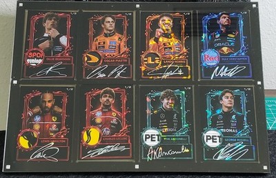 Custom Made F1 Trading Cards -Full Set- Leclerc, Norris, Hamilton, Piastri, Kimi