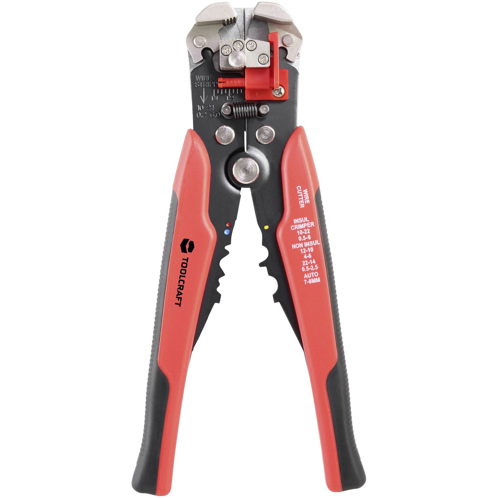 Toolcraft Cable Stripper 0.15-6mm² for 10-26 AWG Cables