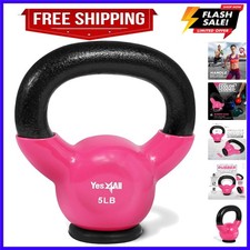 Kettlebells Rubber Base, Kettlebell Set for Women, Strength Training Kettlebe...