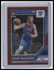 2024-25 Donruss Optic #114 Isaiah Hartenstein Red Glitter #/75