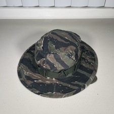 ROTHCO Military SUN HAT HOT WEATHER TYPE II Tiger Stripe Boonie Size 7