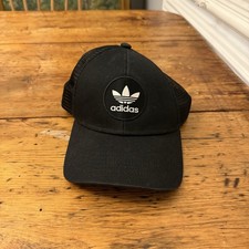 Adidas Black Trucker Back Mesh Baseball Cap Snapback