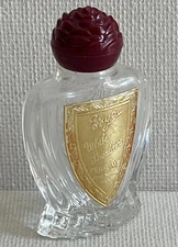 Vintage Evyan White Shoulders Perfume Bottle Miniature Bakelite Top Empty