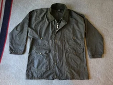 Filson Oil Finish Shelter Cloth Packer Coat | Small | Otter Green | Made in USA