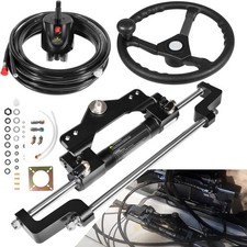 200HP Hydraulic Outboard Steering Kit Boat Marine System for Single Station