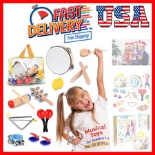 Toddler Educational  Musical Percussion for Kids  Children Instruments Set ...