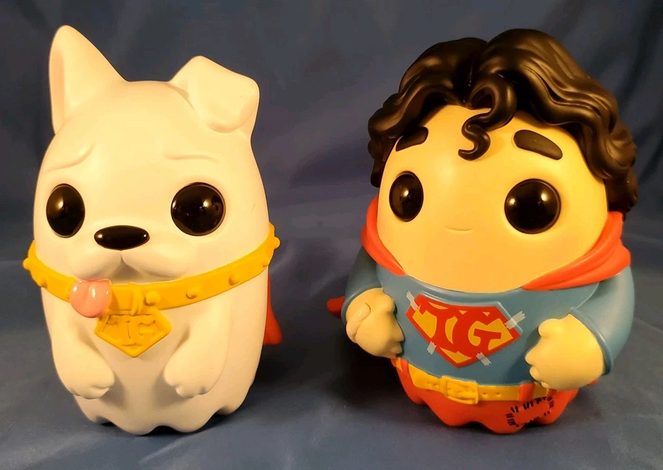 Juego de figuras de vinilo exclusivo LE Tiny Ghost Superman & Crypto Soul Mates SDCC 24/25 Foto 2 de 4