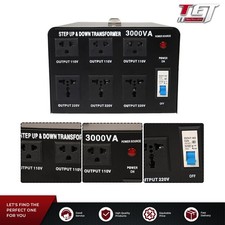 Step Up/Down 110-120V to 220-240V Converter 3000W Voltage Transformer US New