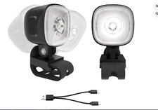 2pack Rechargeable Headlights for Shoe Charms, Bike, Keychain, Camping, Backpack