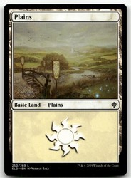 Plains #250 Throne of Eldraine ELD Magic MTG