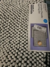 Room Essentials Everyday Chenille Bath Rug Set Green