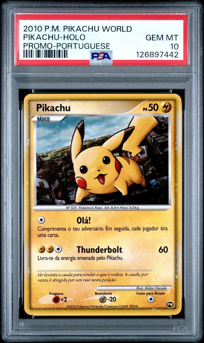 Pikachu Pokémon TCG Professional Sports Authenticator (PSA