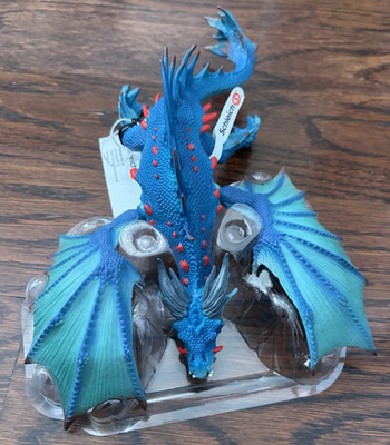 Schleich Eldrador Creatures Sea Monster Blue Dragon Discontinued New with Tags