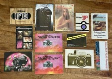 VTG Lot of NIKON F F2 F3 FE KODAK Film Camera Advertising Manuals/Brochures