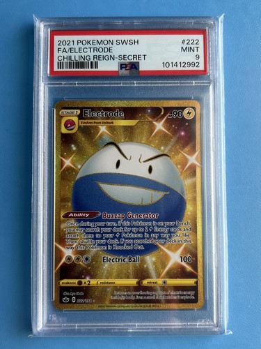 Electrode graded PSA 9 for sale on eBay