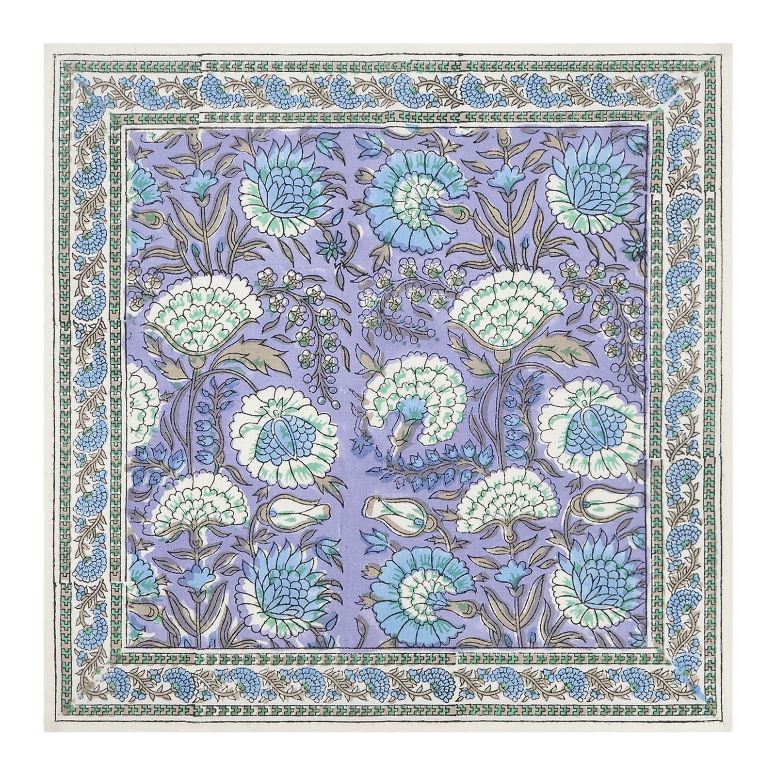 Hand Block Print Cotton Napkins – Sustainable Kitchen & Dining Linens