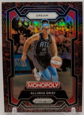 🏀2024 Panini Prizm Monopoly WNBA Allisha Gray Red/ Black Icons #6 - Dream🏀