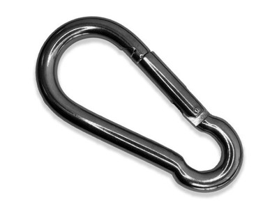 Hook, Snap, 1/4, Carbon Steel, Zinc Plated (20 Pieces)