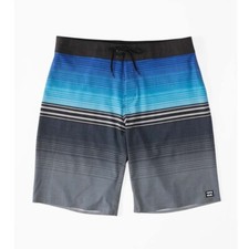 NWT Billabong Men's All Day Heather Stripe Pro 20" Boardshorts - Size 30