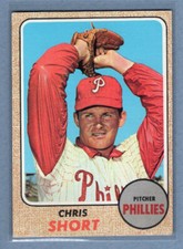 1968 Topps #139 Chris Short (a)VG  GO507