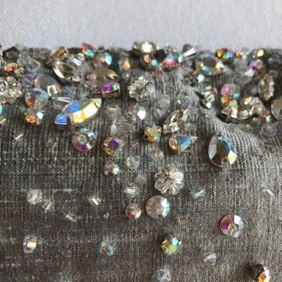 RARE SILK RINA diMONTELLA RED CARPET EVENING GOWN - Image 3 of 4