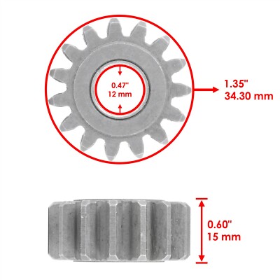 mota様　オーダー品 2011-2012 Polaris RZR XP 900 Starter Clutch Idler Gear fits Torque