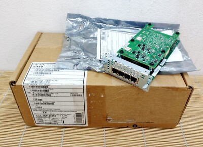 Neu Cisco NIM-4FXO 4-port Network Interface Module  FXO Universal New Open Box