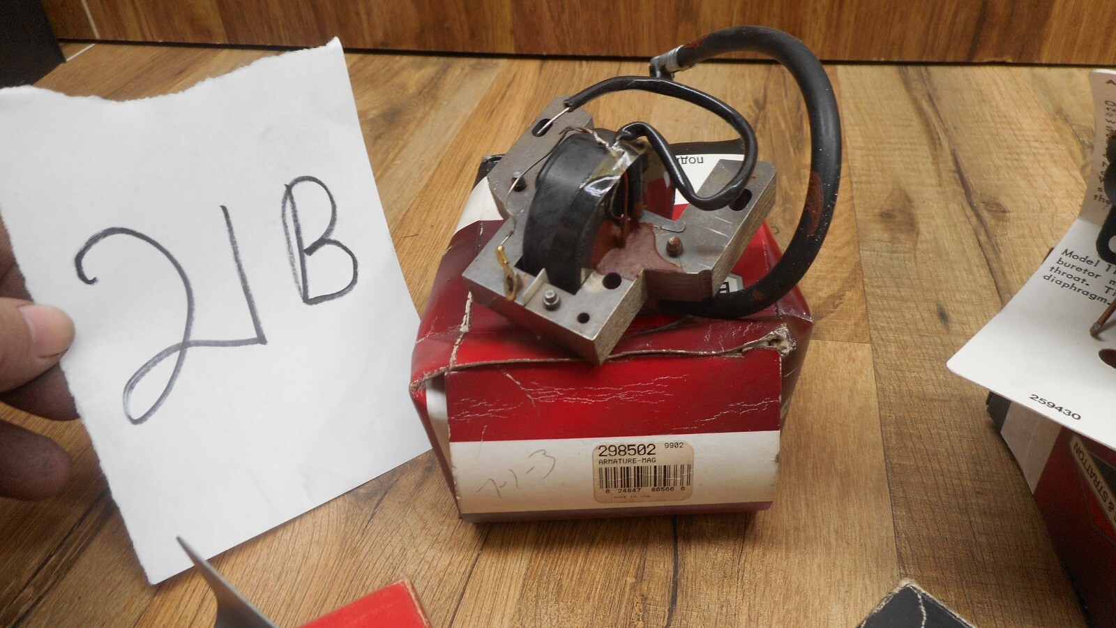 Large Lot NOS Briggs & Stratton Small Engine Lawn Mower Parts Mag, Carb