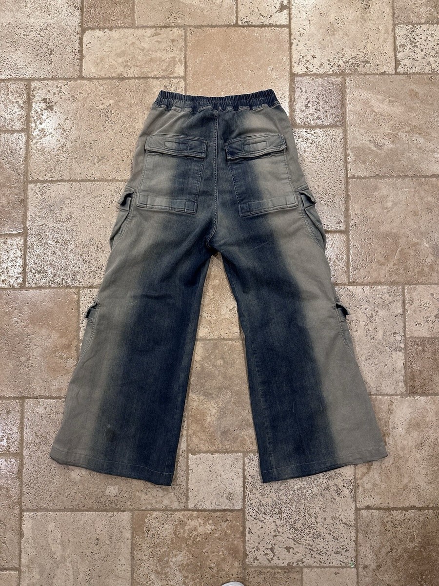 Rick Owens EDFU SS23 Bela Pearl Cargo Denim Jumbo Pants | eBay Rick Owens EDFU SS23 Bela Pearl Cargo Denim Jumbo Pants | eBay