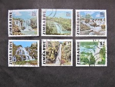 Zimbabwe 1980 + 1983 nr Mi.ZW 237-241+ ZW 271 wodospady wodospad kpl.