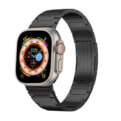 Luxus Titan Metall Armband für Apple Watch Ultra 3 2 Series 11 10 9 8 7 6 5 4 SE