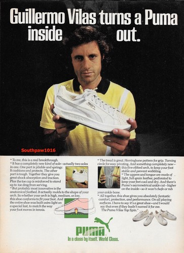 1981 Puma Guillermo Vilas \