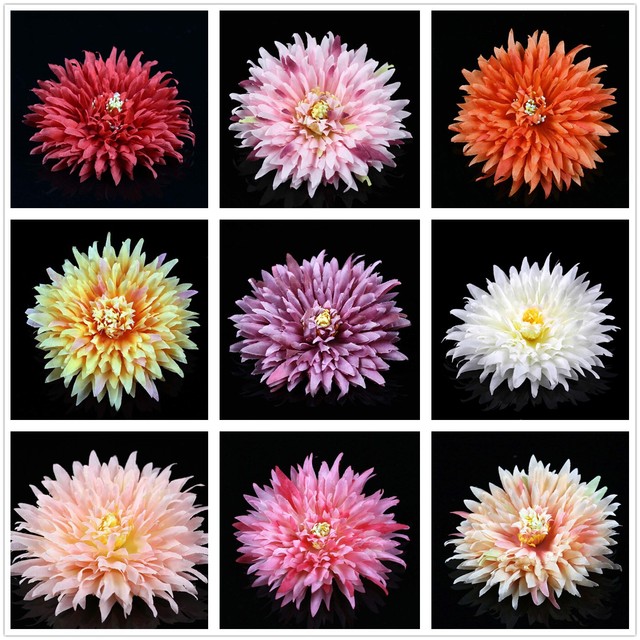 Large Artificial Silk Fake Big Daisy Flower heads Bulk ...