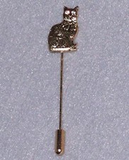 Cat pin / Decorative Cat Stick Pin / Cat Jewelry / Collectible / NEW