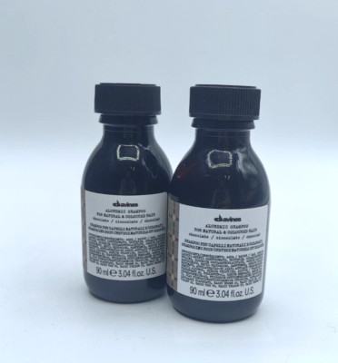 2x Davines Alchemic Chocolate Shampoo 90ml G199