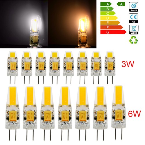 G4 LED COB Bulbs Dimmable 3W 6W Capsule Lamp Replace Halogen BulbS AC