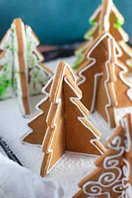 3D Gingerbread Christmas Tree Cookie Cutter Set   Cookie & Biscuit Baking