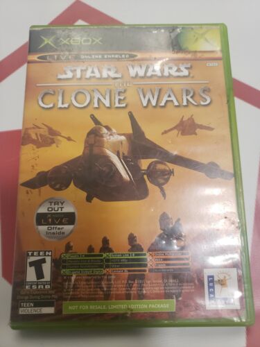XBOX STAR WARS CLONE WARS/TETRIS LIVE ONLINE COMBO PACK