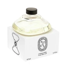 DIPTYQUE MADE IN FRANCE ROSES HOURGLASS DIFFUSER REFILL 2,5 Oz 75ml NEW SEALED