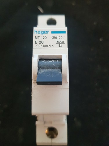 Hager MCB MT116 B16 MT120 B20 MT132 B32 MT140 B40 16A/20A/32A/40A - Bild 11 von 13