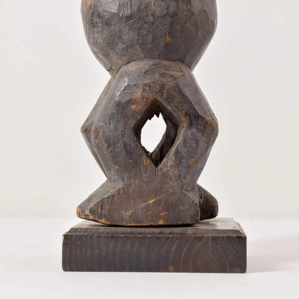 Yaka Janus Wood Figure Congo - Image 3 of 4
