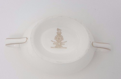 Royal Doulton - Royal Gold - Sugar Bowl & Lid - H4980 - Picture 2 of 2