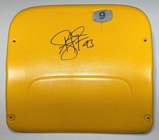 Pittsburgh Steelers Troy Polamalu Signed Autographed Heinz Field Seatback BAS