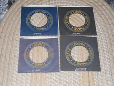 45 COMPANY RECORD SLEEVES. LOT OF FOUR LONDON, PARROT, PHASE 4.